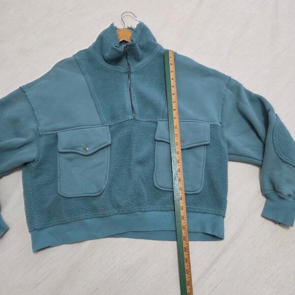 In Loom cute 1/4 zip up sweatshirt with pockets woman's size Small - Picture 6 of 8